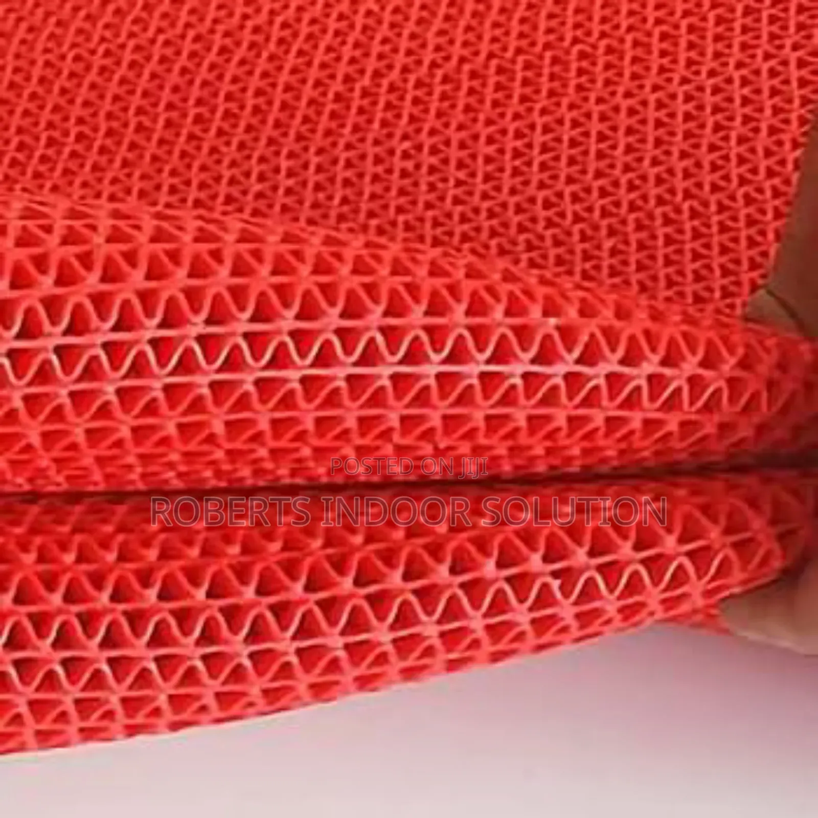 Red S-Mat Flexible PVC Runner – Stylish
