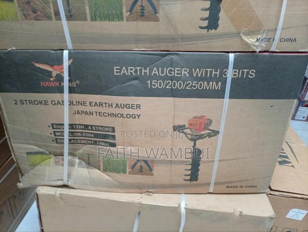 Earth Auger With 3 Bits/2 Stroke Gasoline Earth Auger