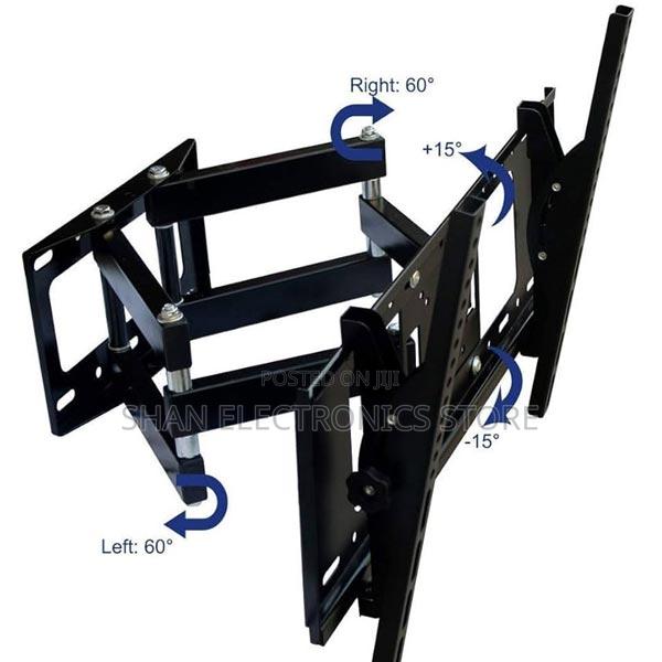 32′′-85′′ Screen Double Arm Wall Bracket Full Motion Swivel