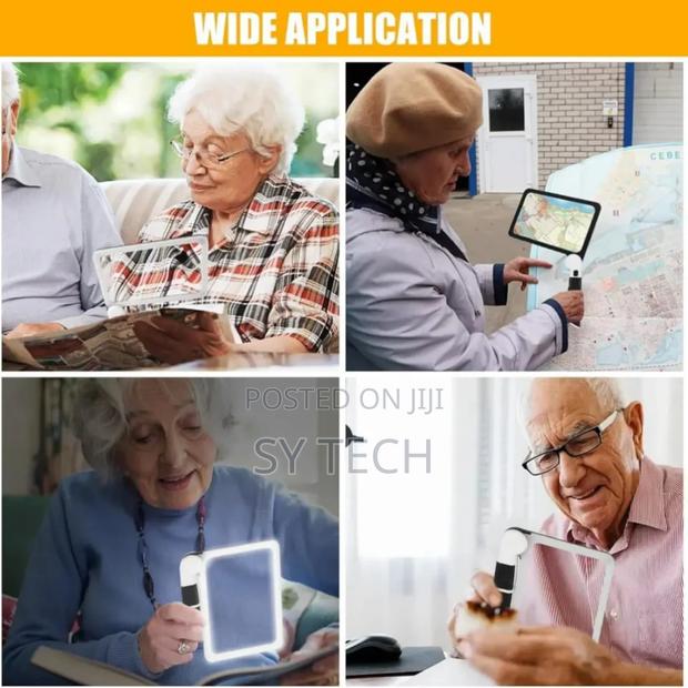 Square Magnifying Glass Handheld With Folding Handle - thumbnail 5