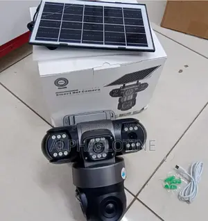 V-380 Pro 4g Tripple Lens CCTV Solar Camera