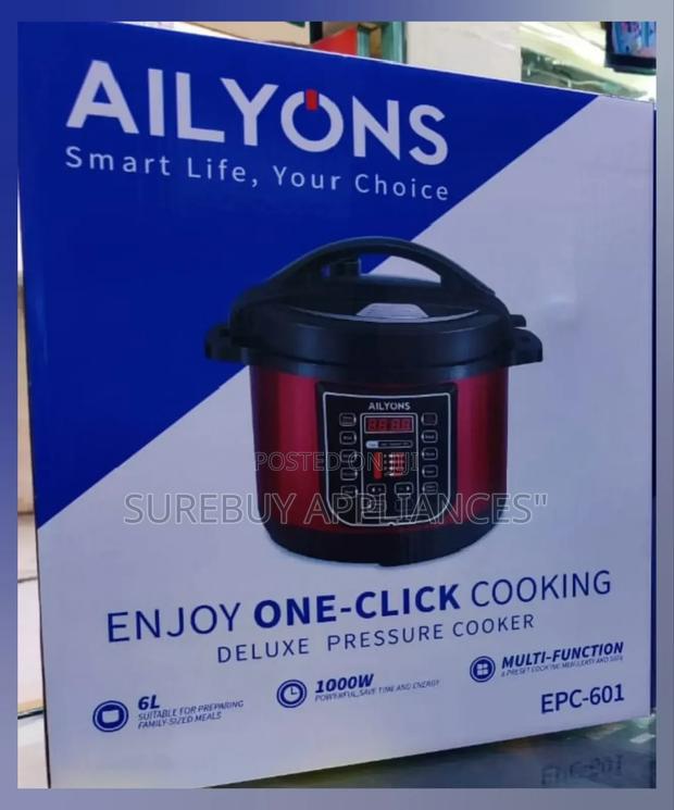 6 Litres Ailyons Pressure Cooker