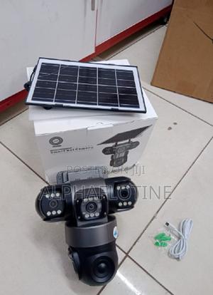 Triple Lens 4g Waterproof Security Surveillance Solar Camera - thumbnail 2