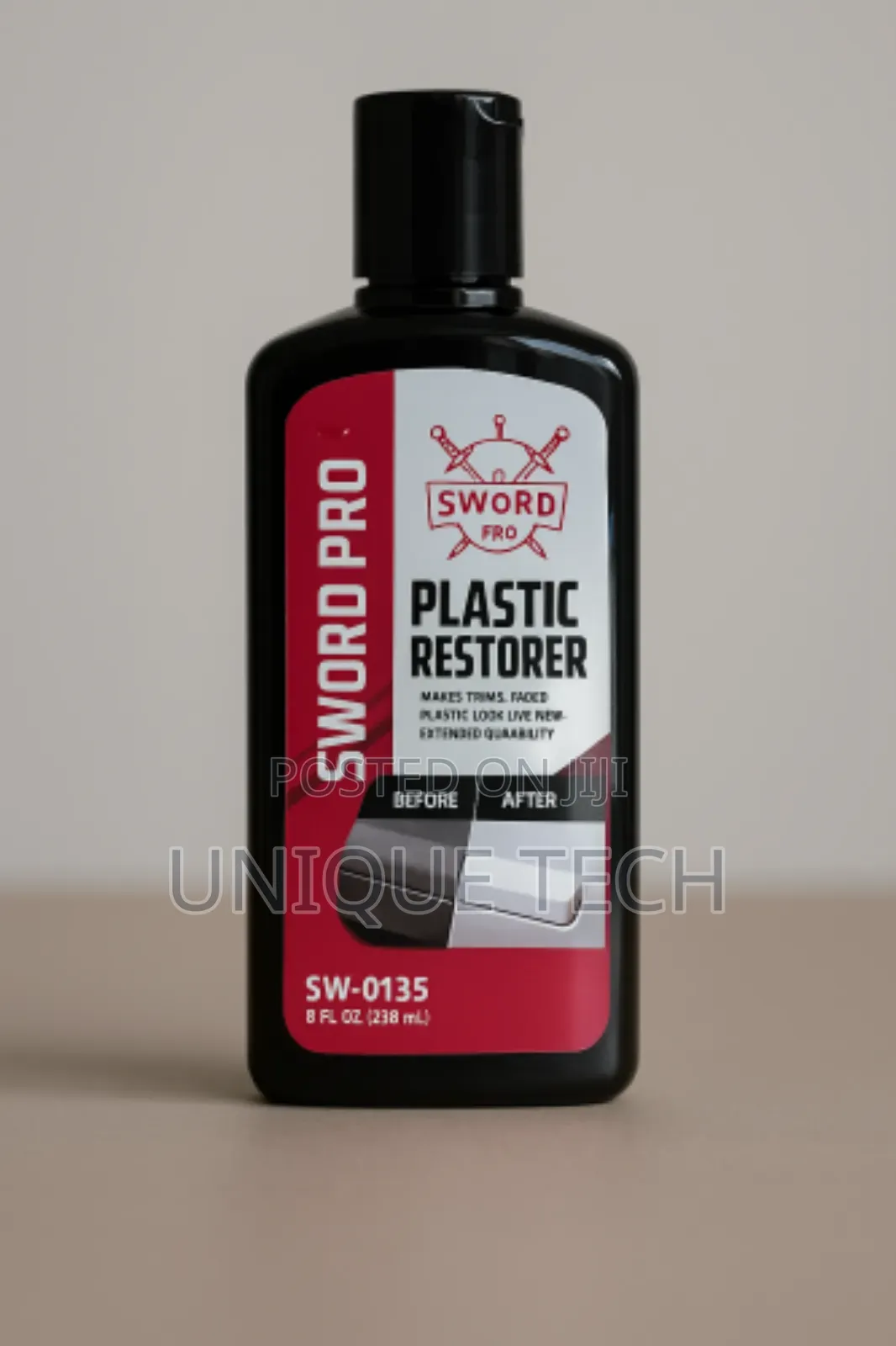 Sword Pro Plastic Reviver /Restorer – Glossy, Uv Safe Finish
