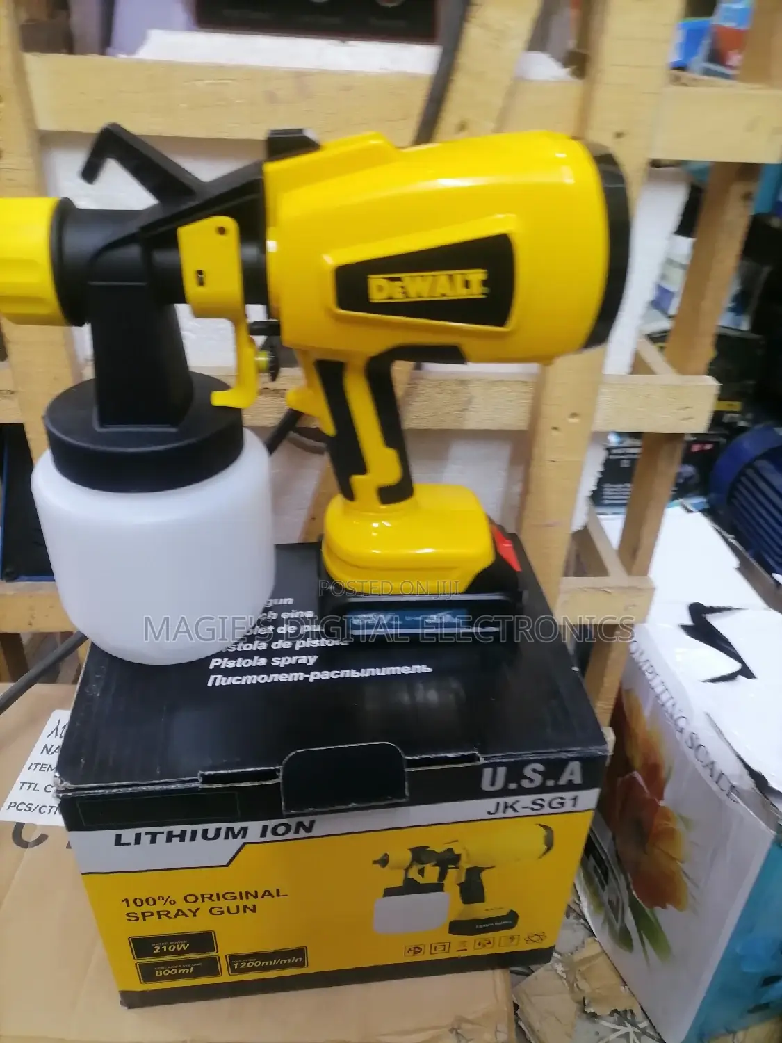 Commercial Standard Dewalt Cordless Spray Gun