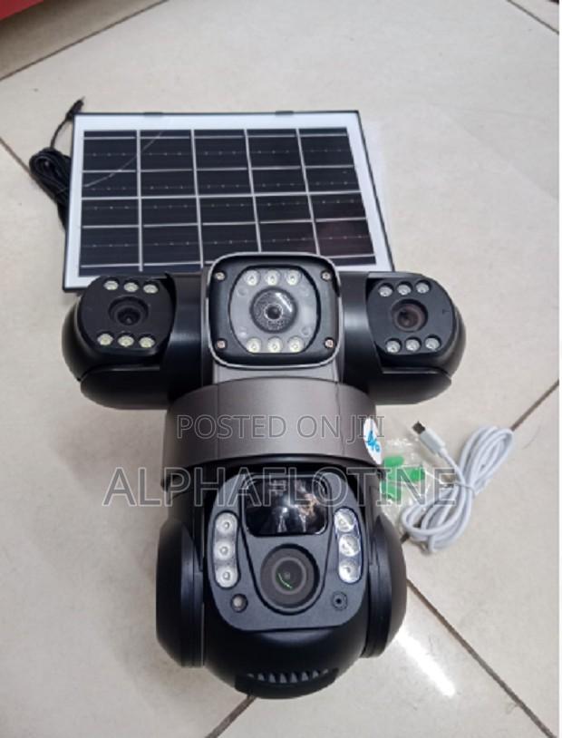 3 Lens 3 Video View Wifi 4g Solar CCTV Security Camera