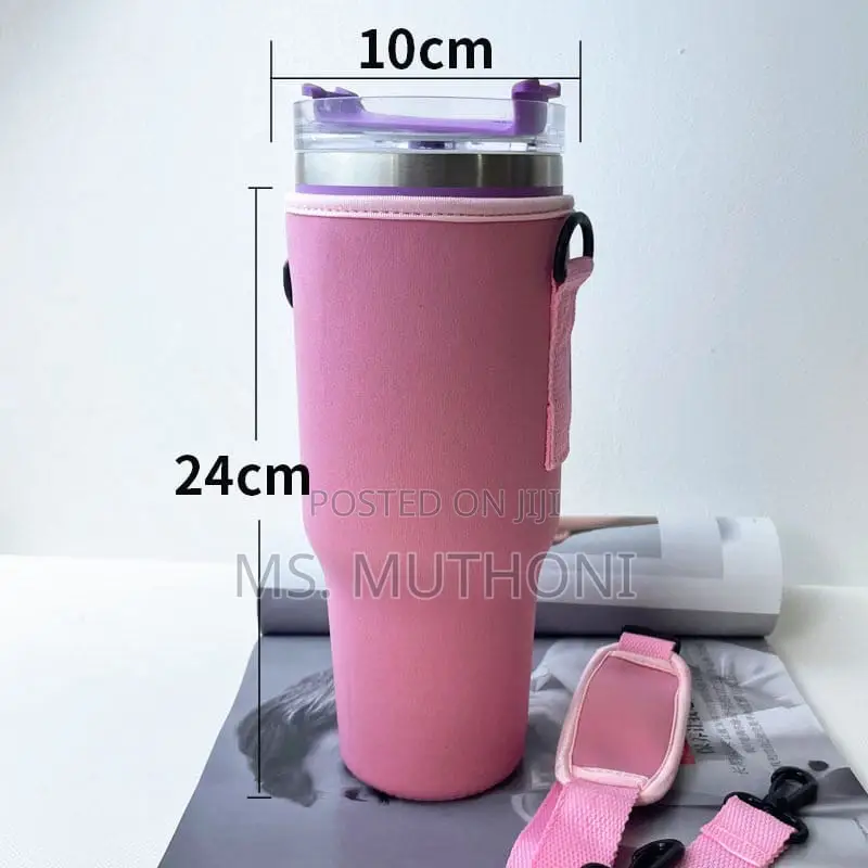 Protector Carrier Bag With Straw for 40 Oz Stanley Tumbler