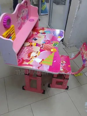 Pink Elegant Kids Study Desk Affordable