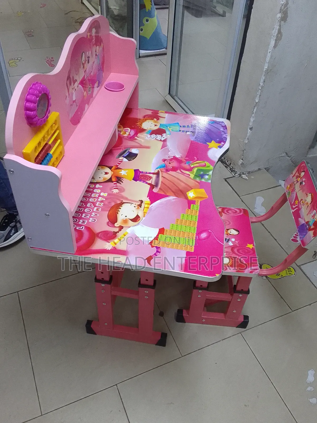 Pink Elegant Kids Study Desk Affordable