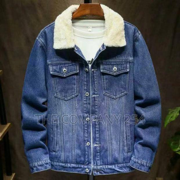 Quality Leather Casual Fur Denim Casual Jacket
