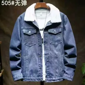 Quality Leather Casual Fur Denim Casual Jacket