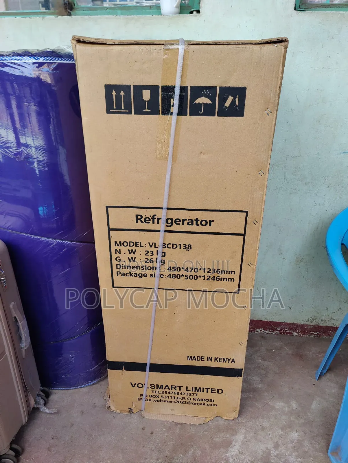 Volsmart 138 Liters Double Door Fridge