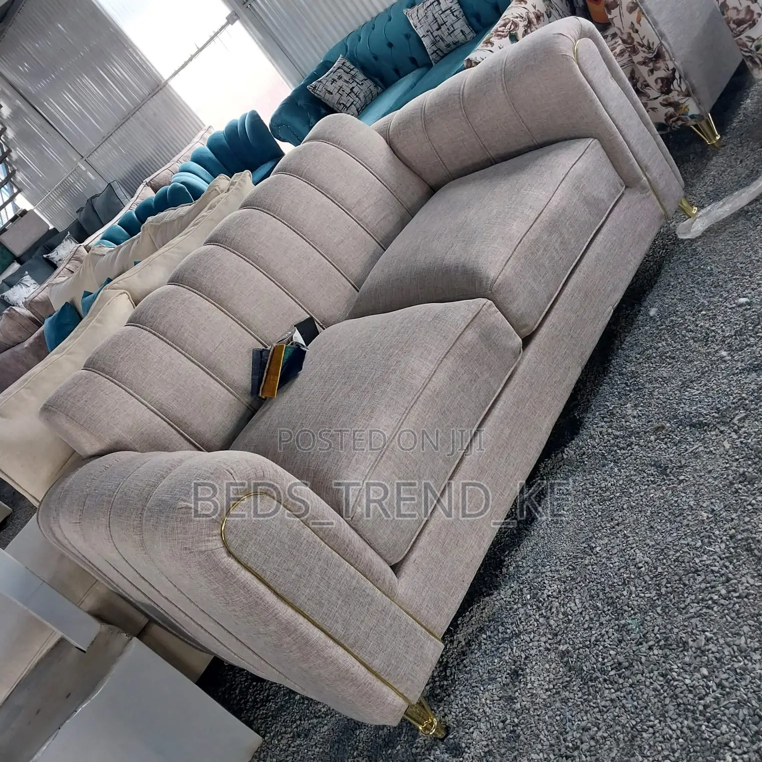 Premium 3 Seater Sofa Set Design