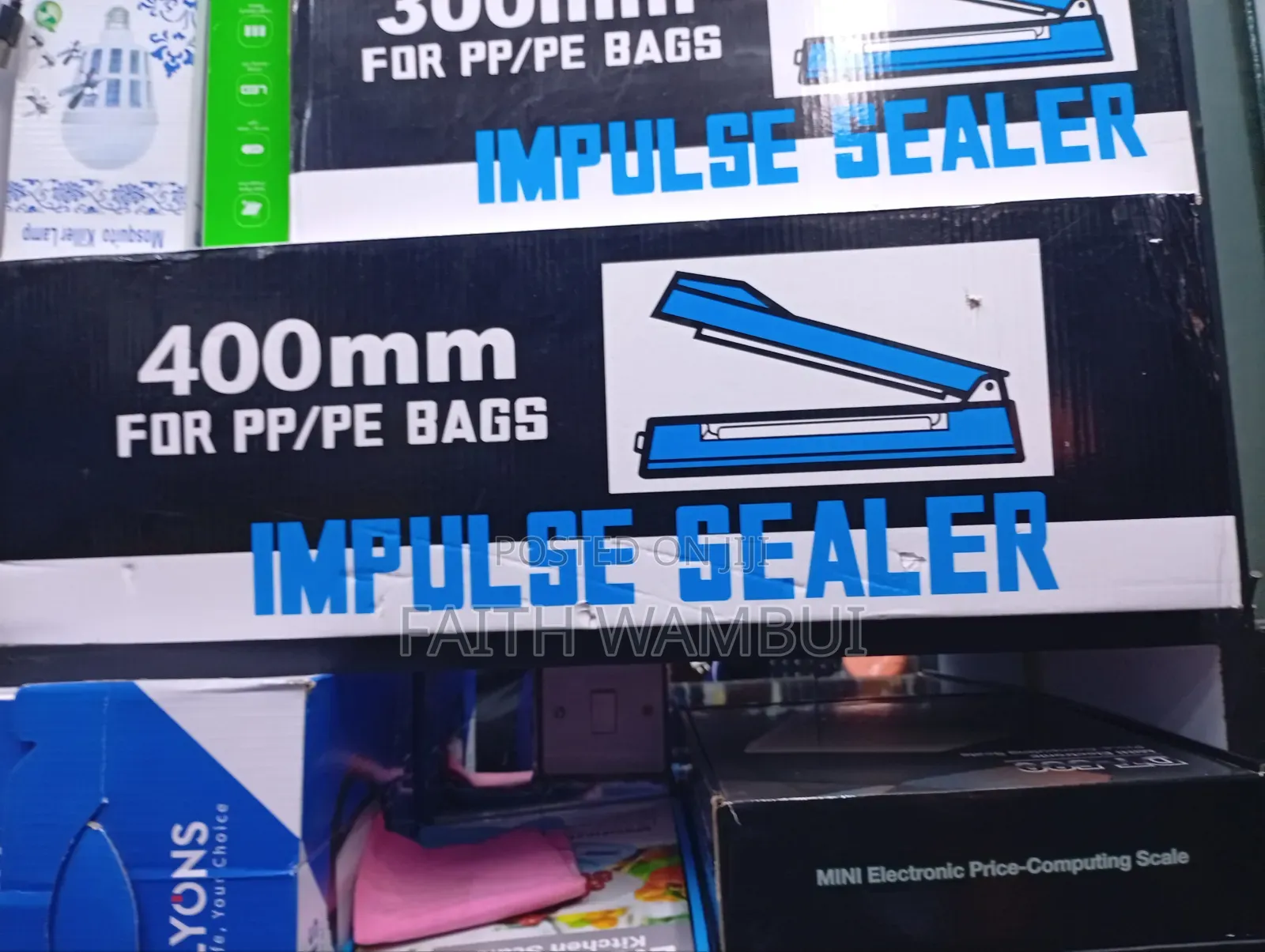 400mm Impluse Sealer Machine Blue/Impluse Sealer Machine