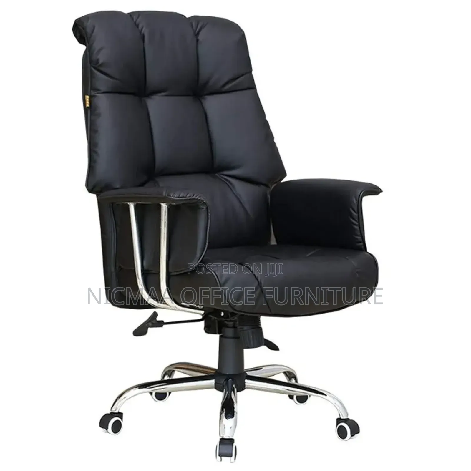 Sleek, Strong Silent Executive Recliner Pu Chair