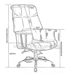 Sleek, Strong Silent Executive Recliner Pu Chair