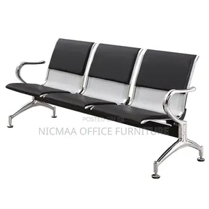 Sleek 3-Seater Lounge Chair for Modern Spaces