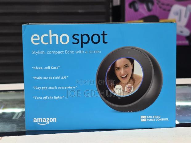 Echo Spot – Smart Alarm Clock With Alexa