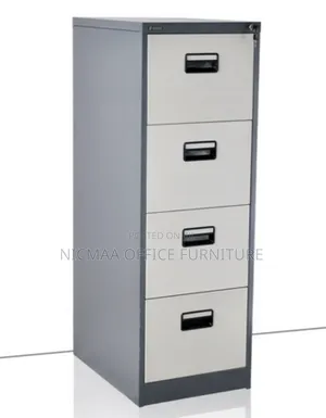 Steel 4-Drawer Cabinet Sleek, Secure Super Spacious