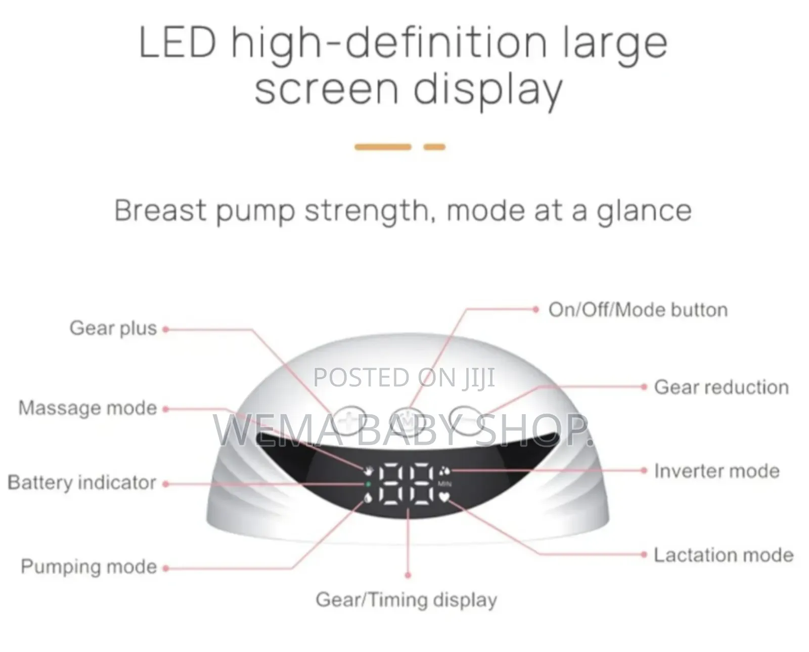 My-378/5 Electric Double Wearable Breast Pump