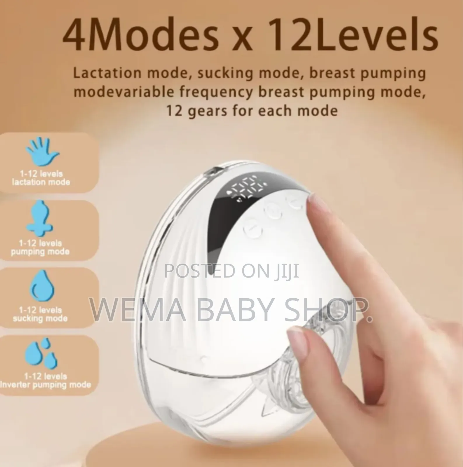 My-378/5 Electric Double Wearable Breast Pump