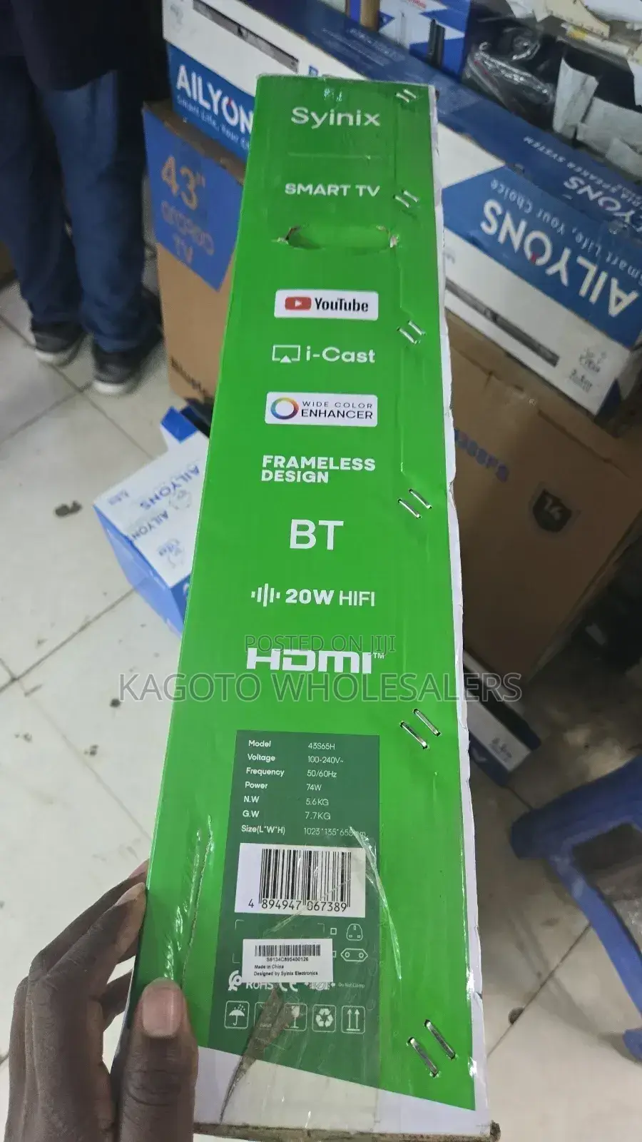 Synix 43inches Smart Tv