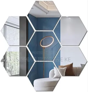 12pcs Hexagonal Acrylic Mirrors
