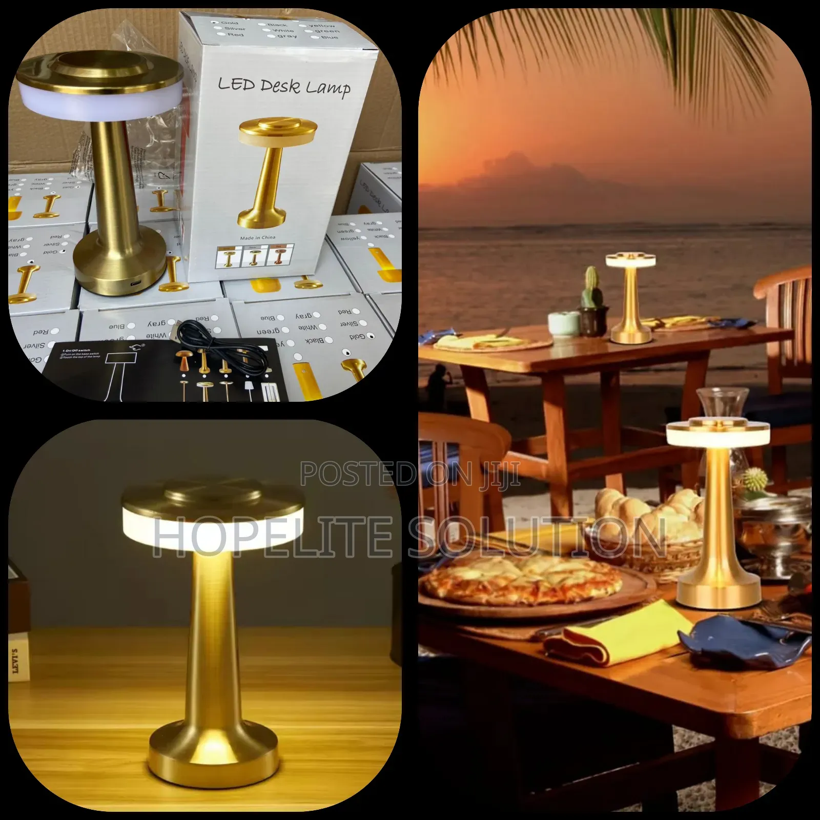 Dumbell Table Lamp