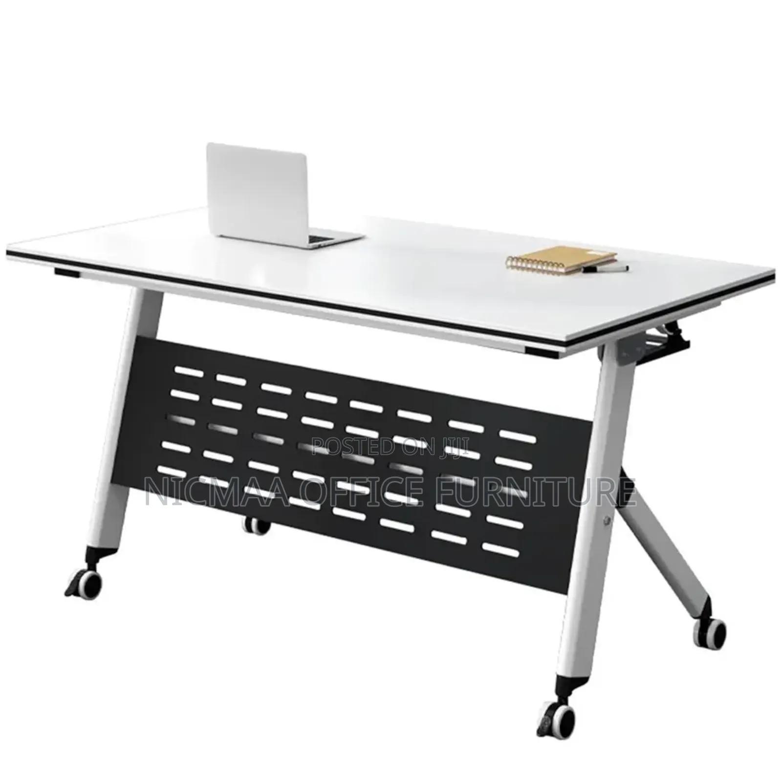 Foldable Conference Table With Wheels Sturdy Frame