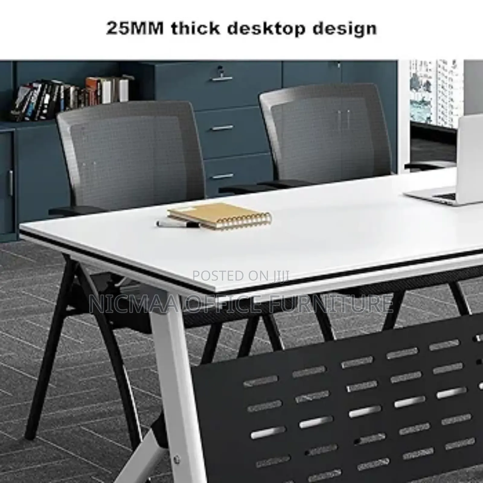 Foldable Conference Table With Wheels Sturdy Frame