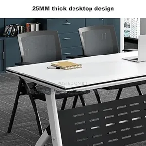 Foldable Conference Table With Wheels Sturdy Frame