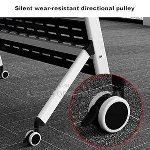 Foldable Conference Table With Wheels Sturdy Frame