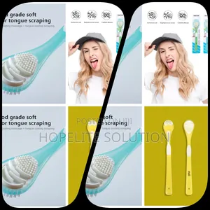 Double Sided Silicon Tongue Cleaner
