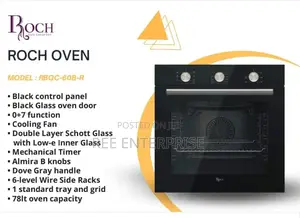 Brand New Roch Built in Oven 78l (Black)