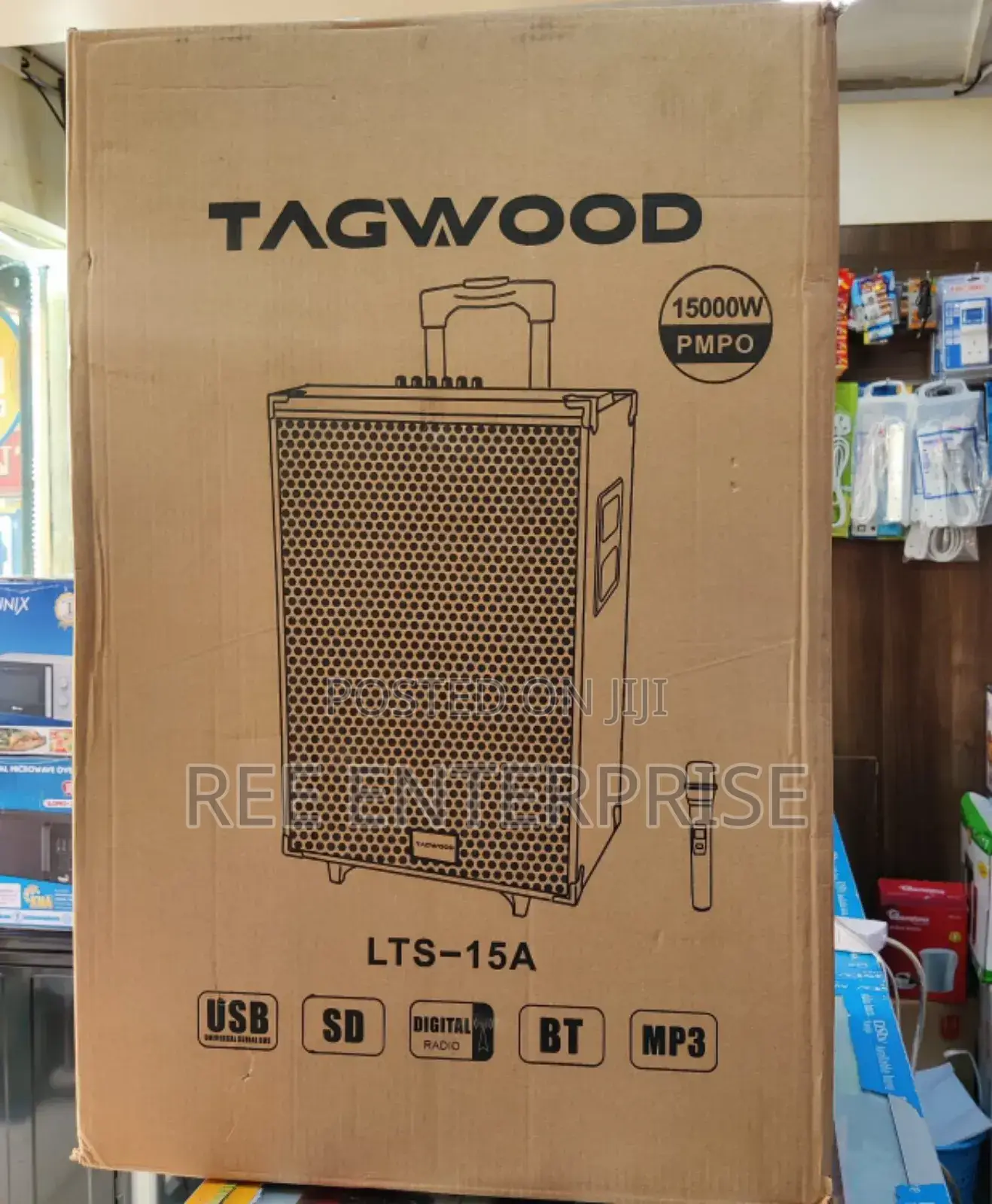 Brand New Tagwood 15" Trolley Speaker