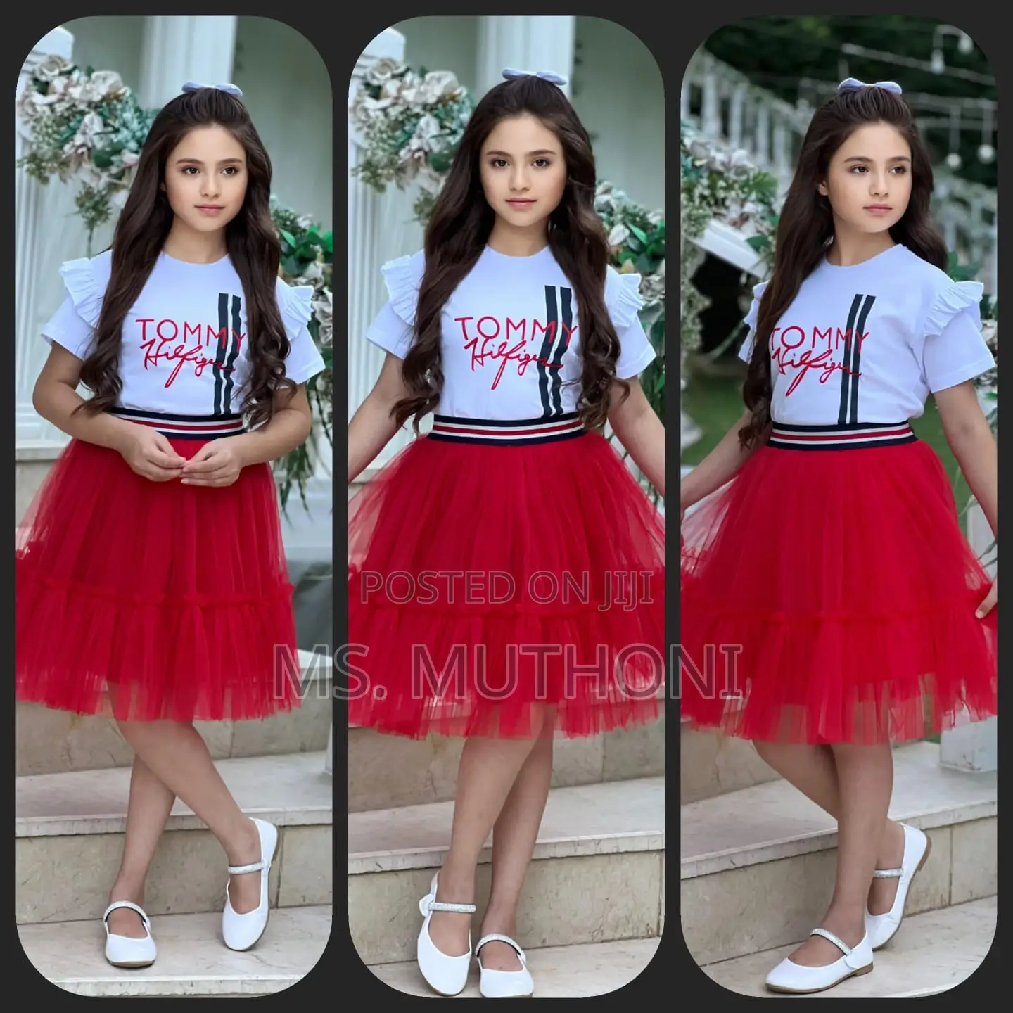 Girls 2 Piece Skirt / Tshirt 2-11yrs