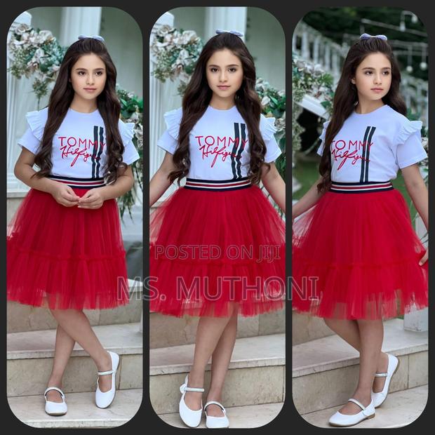 Girls 2 Piece Skirt / Tshirt 2-11yrs - thumbnail 2