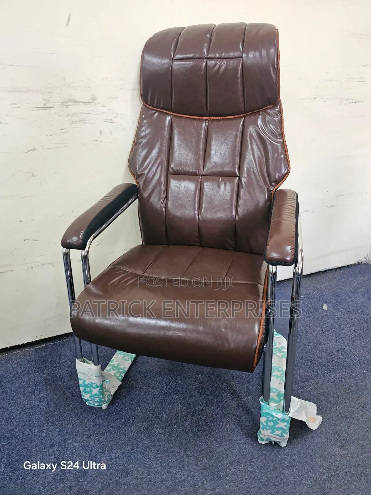 Executive Officer Leather Visitors Chair