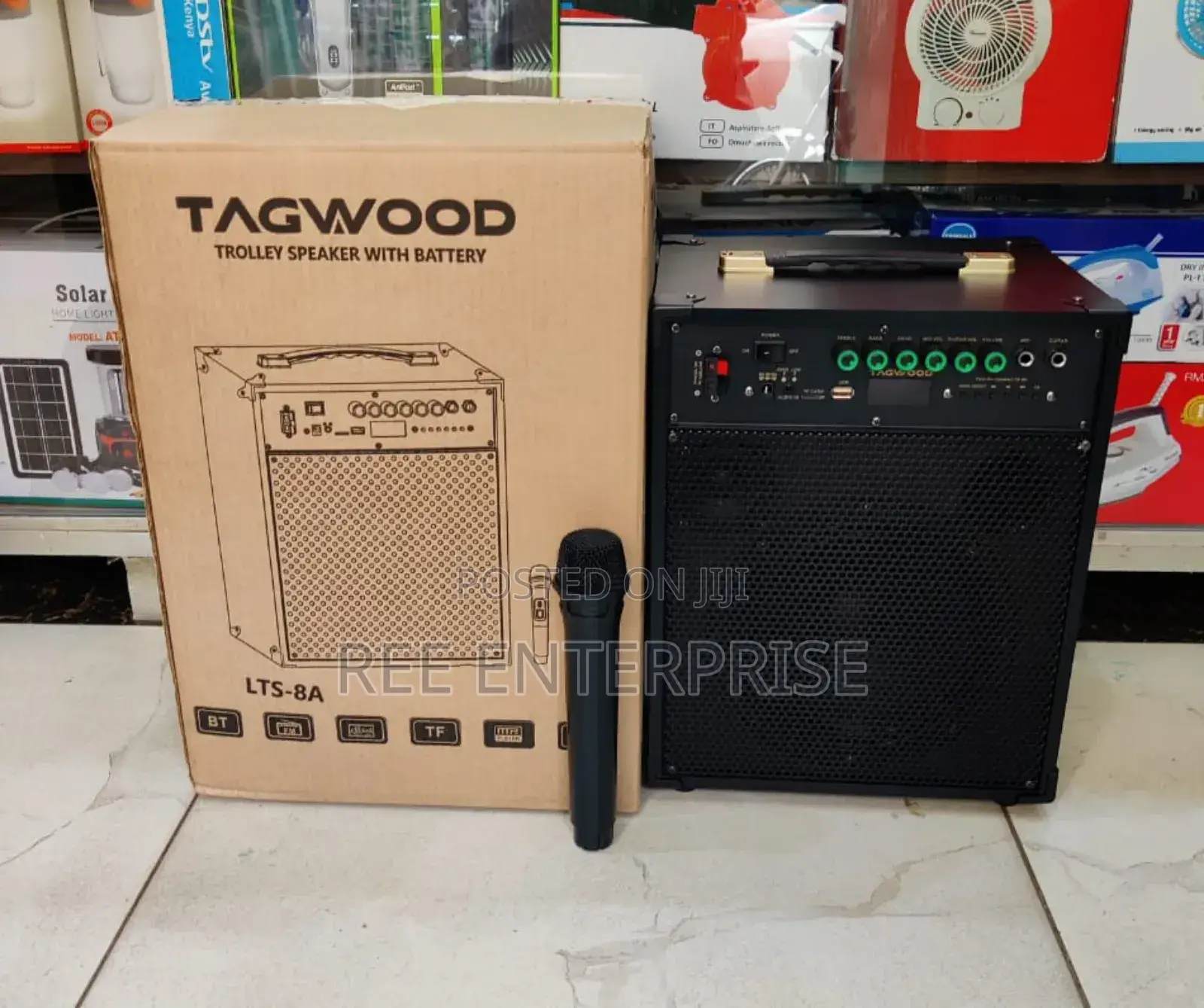 Besttagwood 8" Rechargeable Portable Speaker 8a