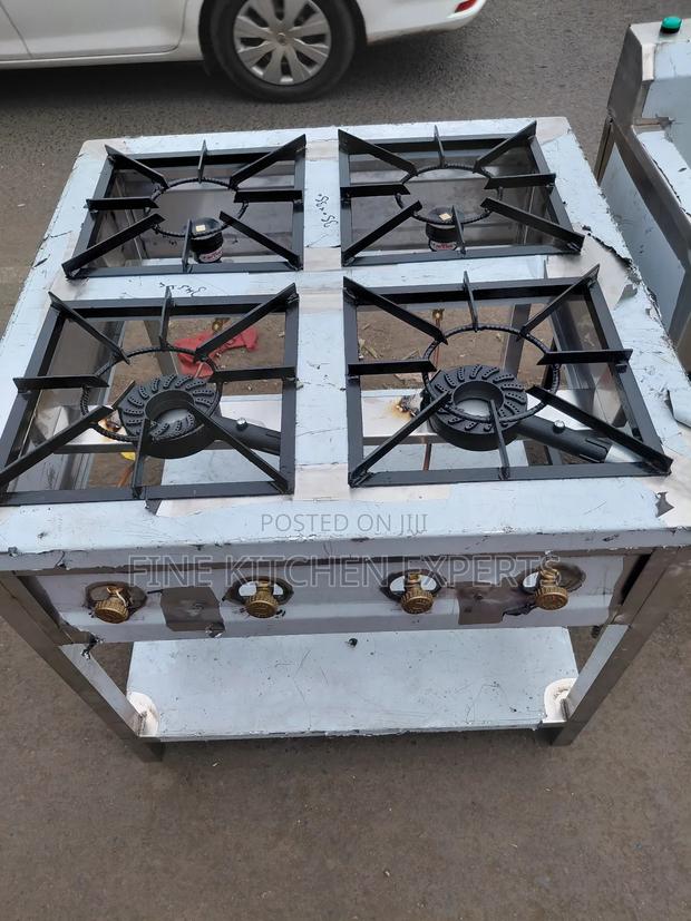 Square 4 Burners - main view