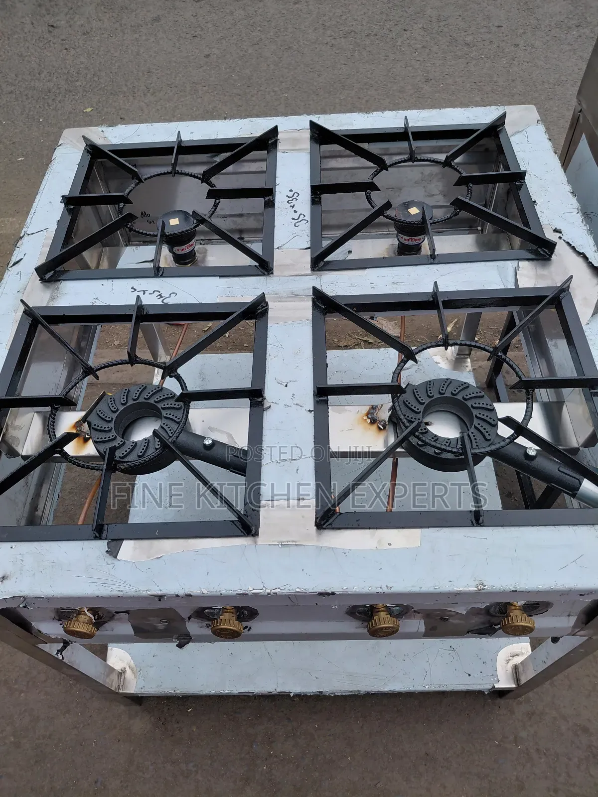 Square 4 Burners