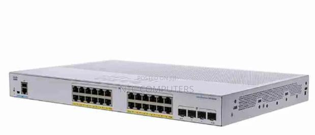 Cisco Cbs350 24-Port Gigabit Poe Managed Switch With 4×Sfp