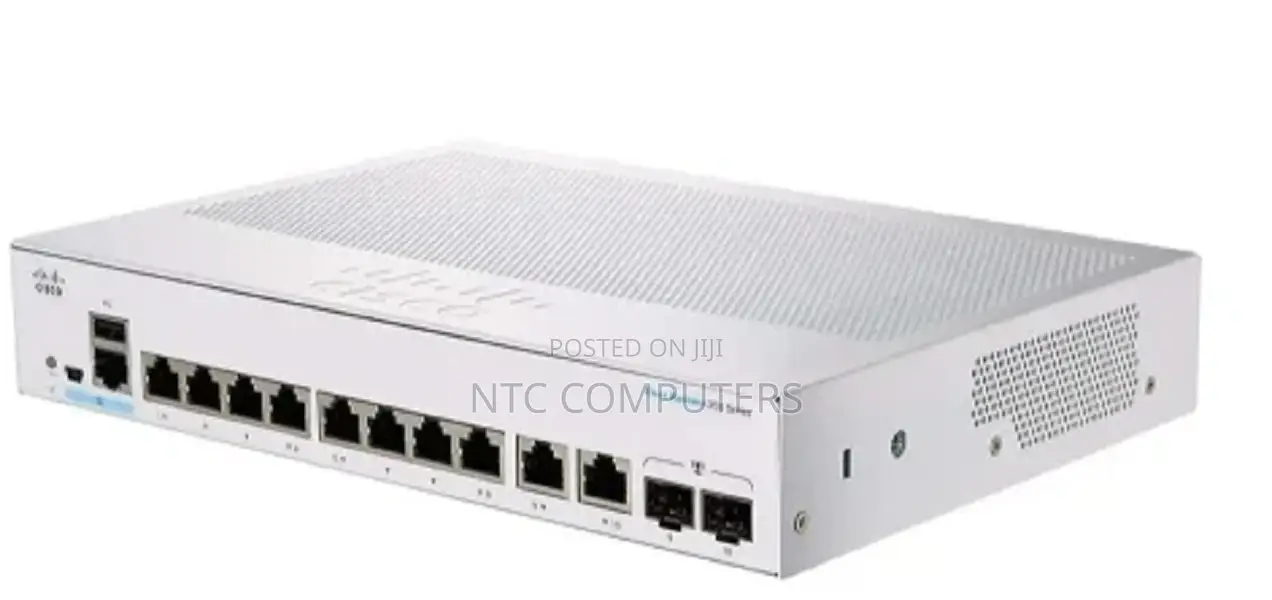 Cisco Cbs350-8p-E-2g-Uk 8-Port Poe Managed Switch