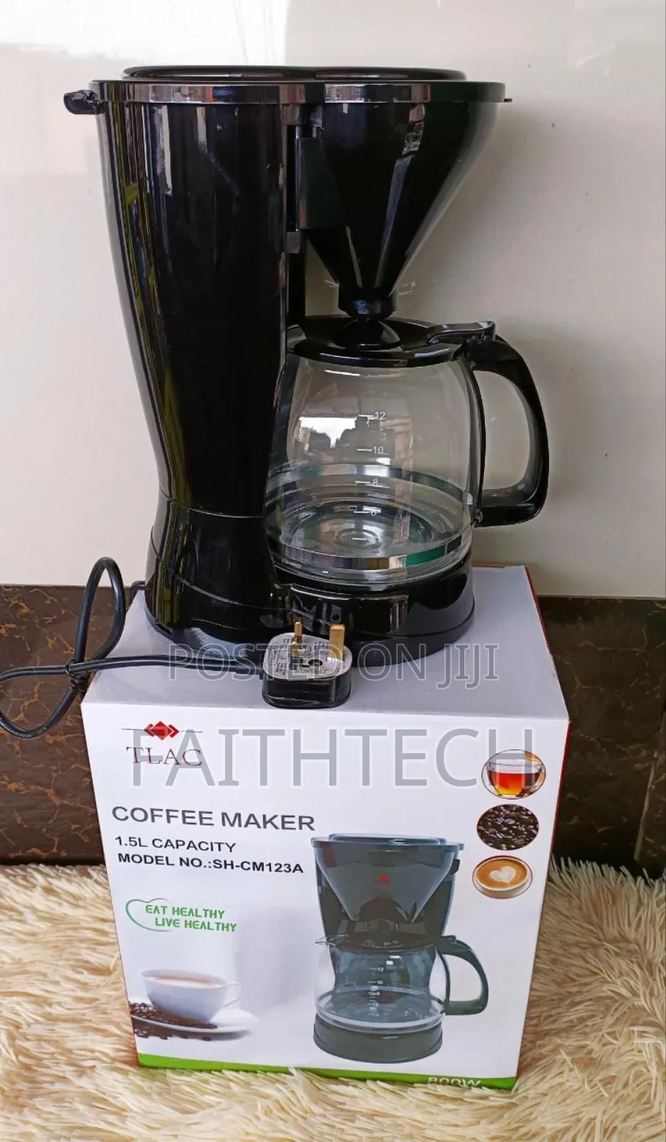 Tlac Coffee Maker
Capacity ~1.5 Litres
