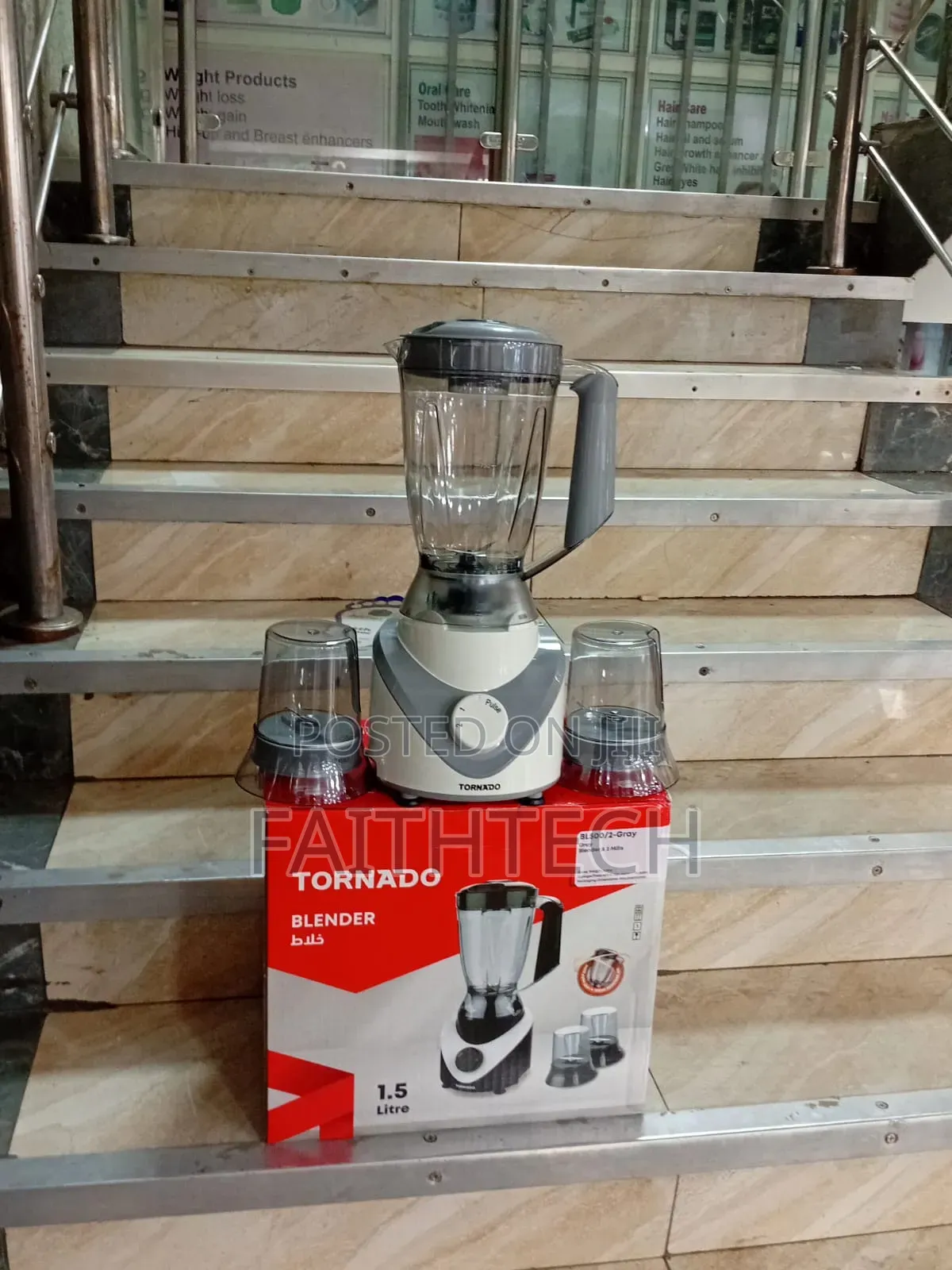 Tornado 3 in 1 Blender (Bl500/2-Gray)