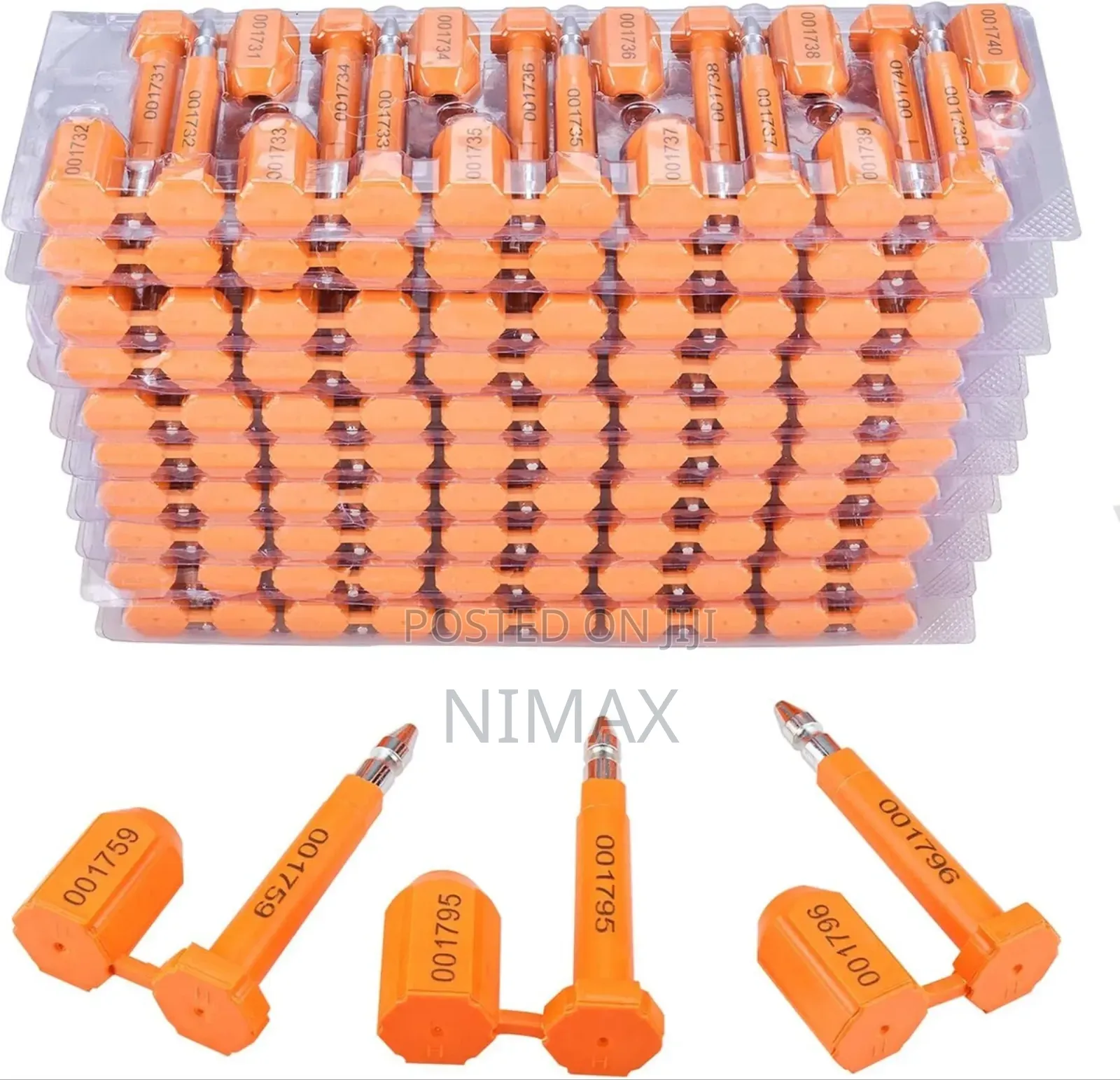 Tamper Proof Bolt Seals Assorted Colors