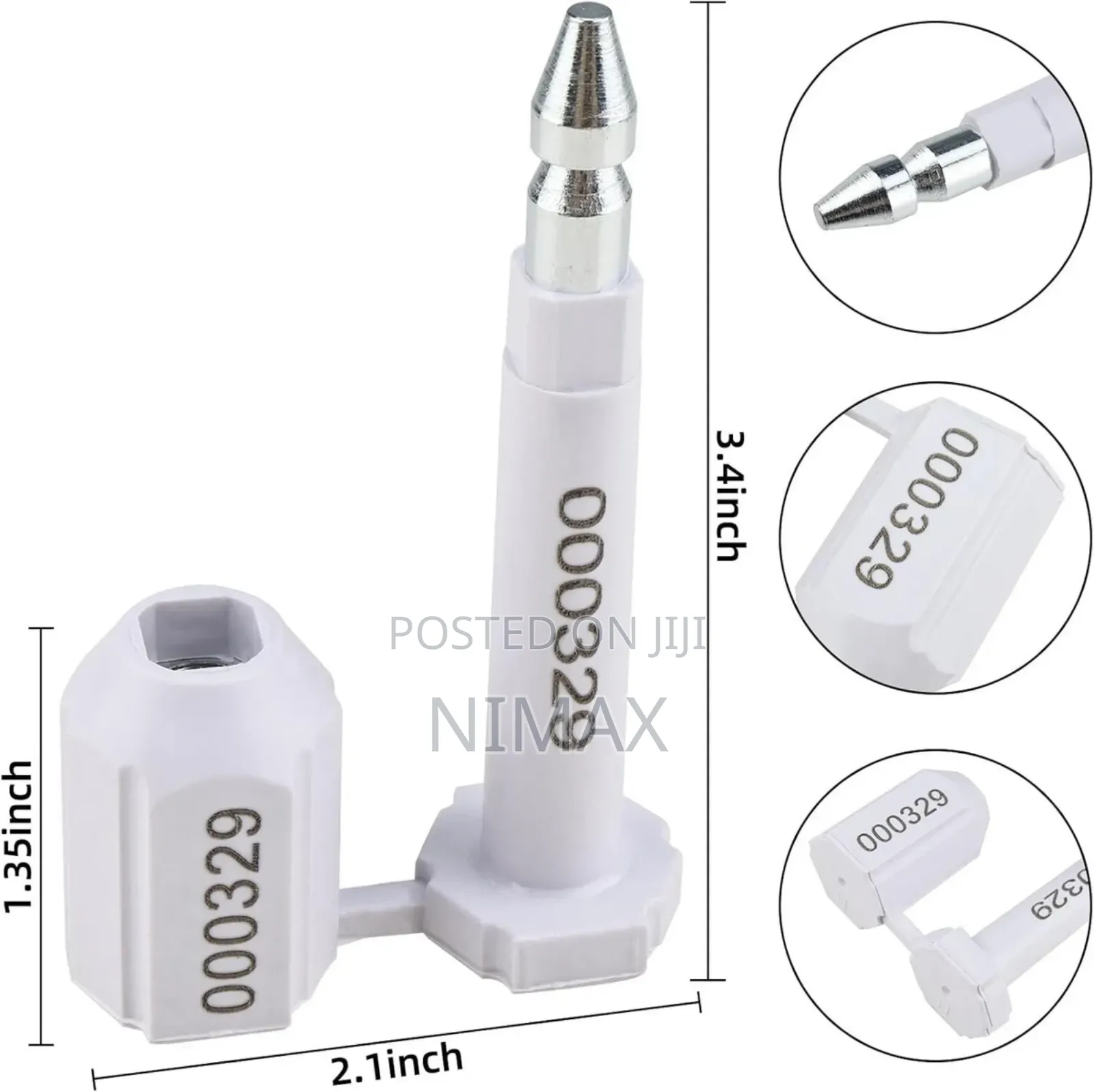 Tamper Proof Bolt Seals Assorted Colors