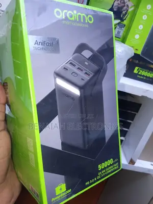 50000 Mah Powerbank,22.5 Watts Super Fast Oraimo Powerbank
