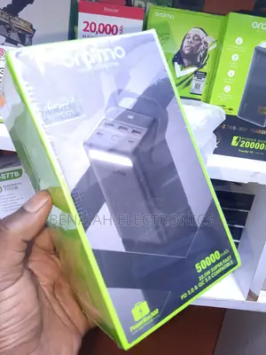 50000mah Oraimo Smart Powerbank,22.5watts Fast Powerbank