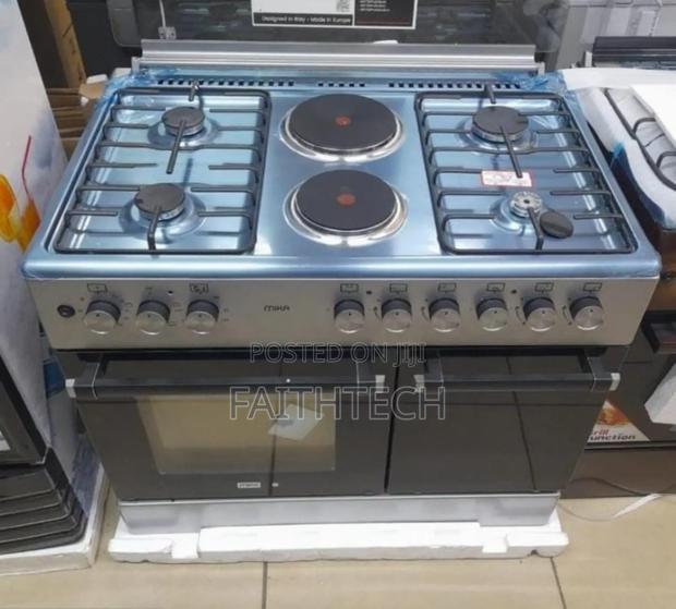 Mika 60*90 Standing Cooker 4 Gas Pool Jet Burners + 2 Rapid